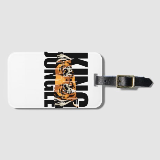 King of the Jungle Bagagelabel (Voorkant (horizontaal))