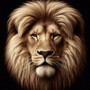 King of the jungle - King Lion Decoupage Paper Tissuepapier