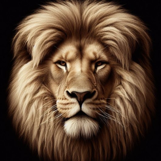 King of the jungle - King Lion Decoupage Paper Tissuepapier