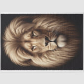 King of the jungle - King Lion Decoupage Paper Tissuepapier (Voorkant)