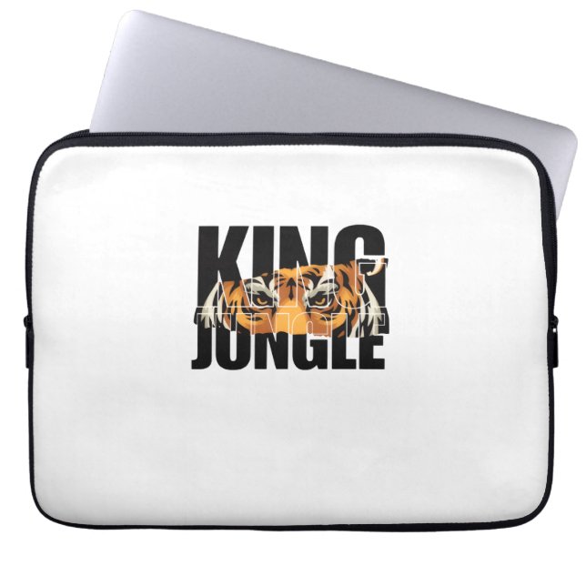 King of the Jungle Laptop Sleeve (Voorkant)