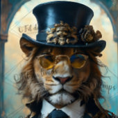 King of the jungle steampunk tissuepapier