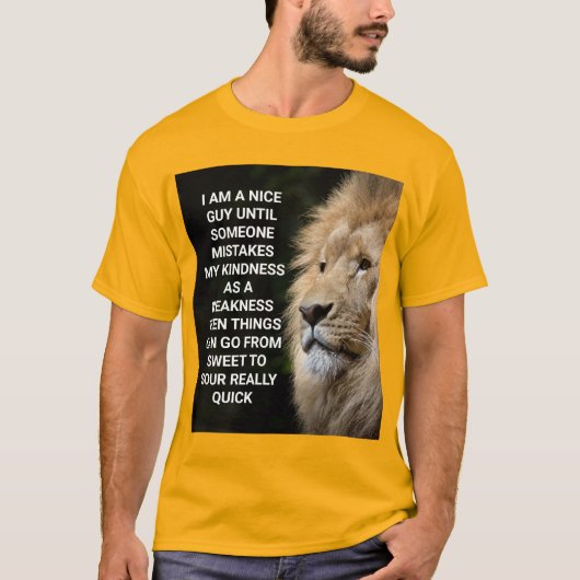KING OF THE JUNGLE T-SHIRT (Voorkant)