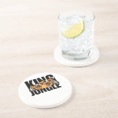 King of the Jungle Zandsteen Onderzetter (Zijkant)