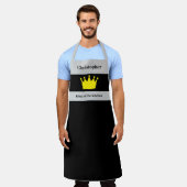 King of the kitchen name crown grey schort (Gedragen)