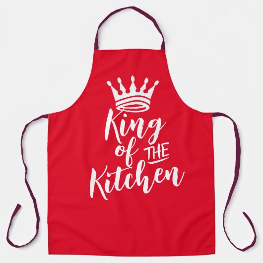 King of the Kitchen Vaderdag Moet Chef's hebben Schort (Voorkant)