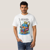 King of the Lake – Funny Fishing Design T-shirt (Voorkant volledig)