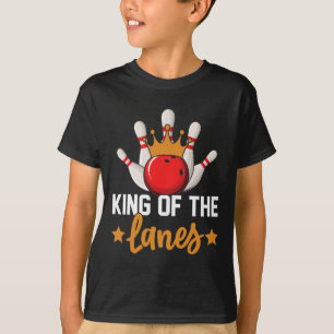 King of the Lanes gaat bowlen T-shirt