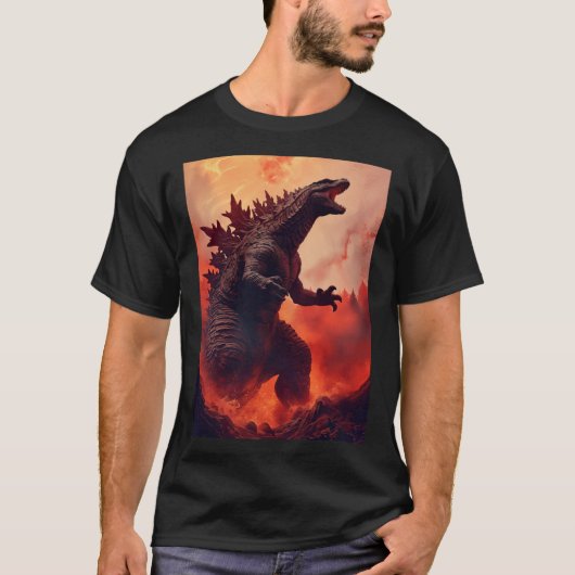 King of the Monsters - Schilderen Essentieel T-shi T-shirt (Voorkant)