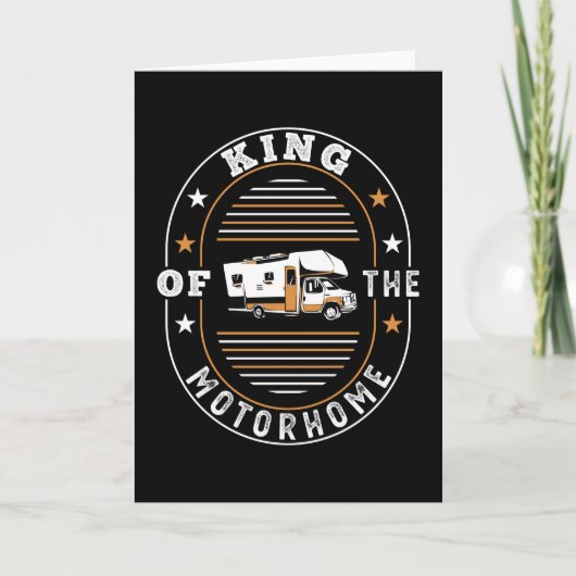 King of the Motorhome - RV Owner Gift Kaart (Voorkant)