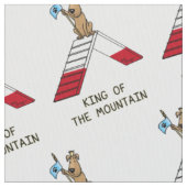 King of the Mountain Dog Agility Design Stof (Close Up)