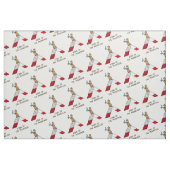 King of the Mountain Dog Agility Design Stof (Fat Quarter)