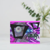 King of the New Vaporwave Invasion Briefkaart (Staand voorkant)