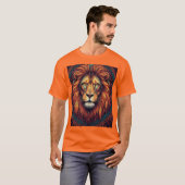 King of the Oerwoud - Bold Lion T-shirt (Voorkant volledig)