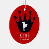King of the Pack Keramisch Ornament (Rechts)
