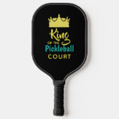 King of the Pickleball Court Design Paddle (Achterkant)