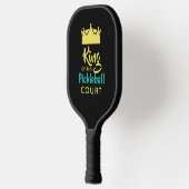 King of the Pickleball Court Design Paddle (Links)