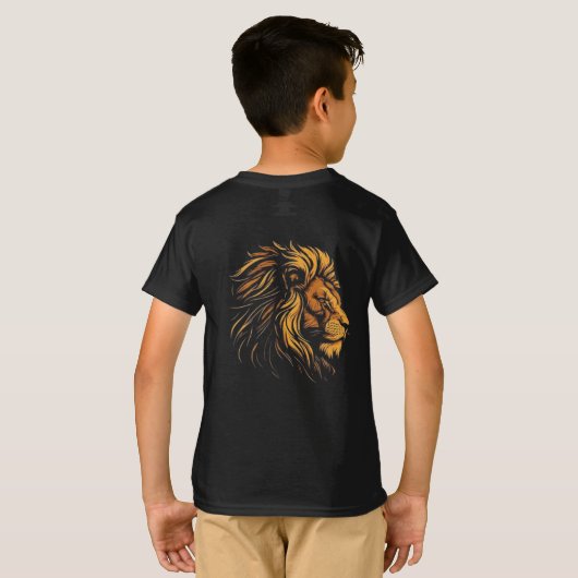 King of the Playground: T-shirt voor trendy Kinder (Achterkant volledig)