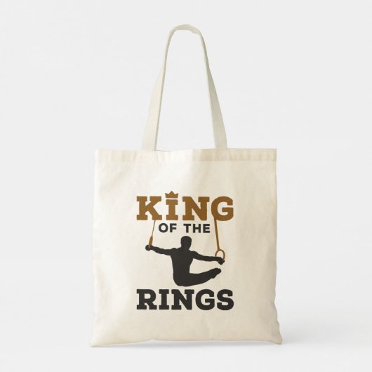 King of the Rings Gymnastiek Mannen Jongens Tote Bag (Achterkant)