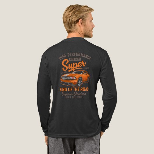King of the Road High Performance  Tri-Blend Shirt (Achterkant)