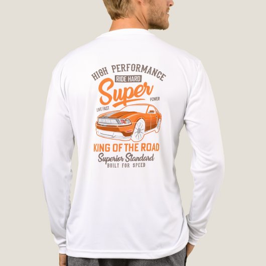 King of the Road High Performance  Tri-Blend Shirt (Achterkant)