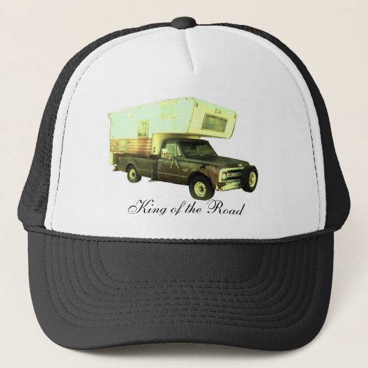 King of the Road -  Truck Camper Trucker Pet (Voorkant)