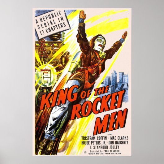 King of the Rocket Mannen Poster (Voorkant)
