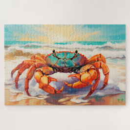 🐙King of the Shore: De machtige krab Legpuzzel