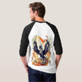 King of the Sky Eagle Swooping Design - T-shirt (Achterkant volledig)