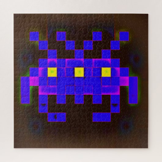 King of the Space Invasion (Version B) Legpuzzel (Verticaal)