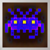 King of the Space Invasion (Version B) Poster (Voorkant)