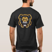 King of the Wild: T-shirt met gezicht van de zwart (Achterkant)