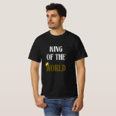 King of the World GLD Mannen T-shirt (Voorkant volledig)