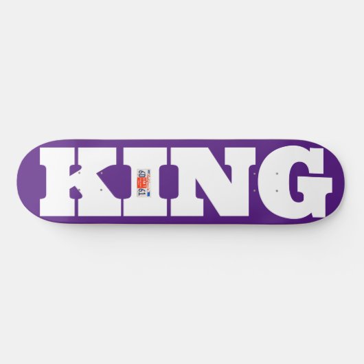 KING OFFICIEEL 8 1/4" Skateboard Deck (Horizontaal)