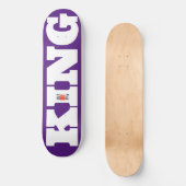 KING OFFICIEEL 8 1/4" Skateboarddek Persoonlijk Skateboard (Voorkant)