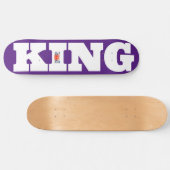 KING OFFICIEEL 8 1/4" Skateboarddek Persoonlijk Skateboard (Horizontaal)