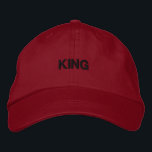 KING Op zoek naar aantrekkelijke trucker sport-Pet Geborduurde Pet<br><div class="desc">Geborduurd Pet: Op zoek naar knap, prachtig, elegant, comfortabel, koel Pet? Dan is deze wat voor jou! KING Op zoek naar aantrekkelijke trucker sport-Pet Elegante geborduurde honkbal Pet stijl -Alternative kleding basic verstelbaar Pet, gebogen vizier, 100% katoenen geweven. Pet Naam - KING Pet Kleur- Rood Grootte - Een Grootte Past...</div>
