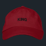 KING Op zoek naar aantrekkelijke trucker sport-Pet Geborduurde Pet<br><div class="desc">Geborduurd Pet: Op zoek naar knap, prachtig, elegant, comfortabel, koel Pet? Dan is deze wat voor jou! KING Op zoek naar aantrekkelijke trucker sport-Pet Elegante geborduurde honkbal Pet stijl -Alternative kleding basic verstelbaar Pet, gebogen vizier, 100% katoenen geweven. Pet Naam - KING Pet Kleur- Rood Grootte - Een Grootte Past...</div>