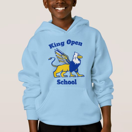 King Open' Hoodie - Kinder (Voorkant)
