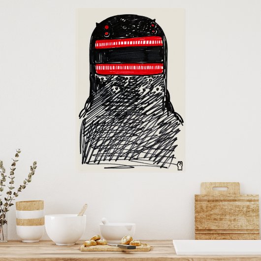 King Otter Poster (Keuken)