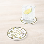 King Paimon Goetia Sandstone Altar Tegel Zandsteen Onderzetter (Zijkant)