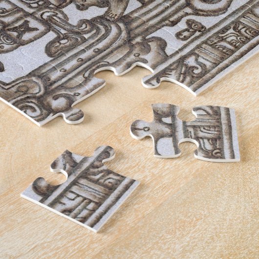 King Pakal Kim the Astronaut jigsaw puzzle Legpuzzel (Zijkant)