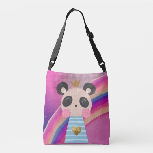 King Panda Crossbody Tassen (Achterkant)