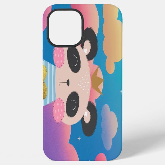 King Panda iPhone 12 Pro Max Hoesje (Achterkant)