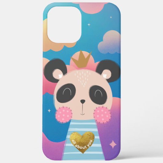 King Panda iPhone 12 Pro Max Hoesje (Achterkant)