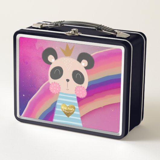 King Panda Metal Lunchbox (Voorkant)