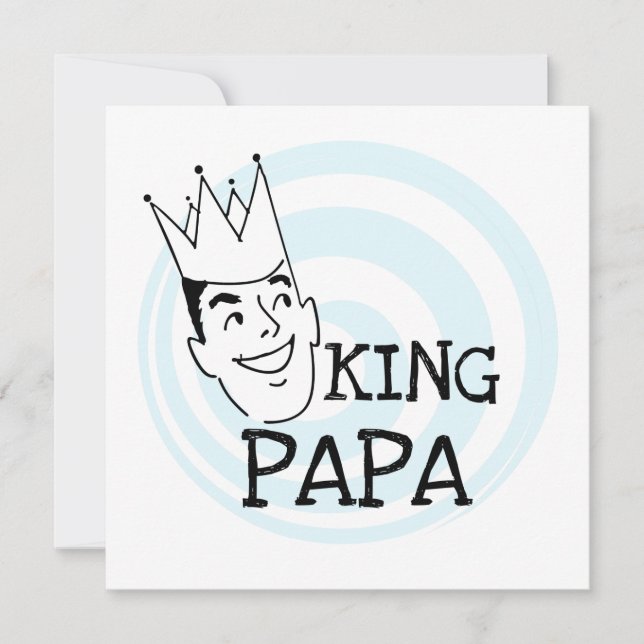 King Papa T-shirts en geschenken (Voorkant)