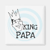 King Papa T-shirts en geschenken Magneet (Voorkant)