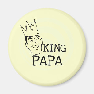 King Papa T-shirts en geschenken Magneet