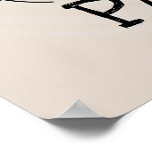 King Papa T-shirts en geschenken Poster (Hoek)